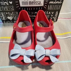 Mini Melissa Ultragirl Bow Flats Pink
